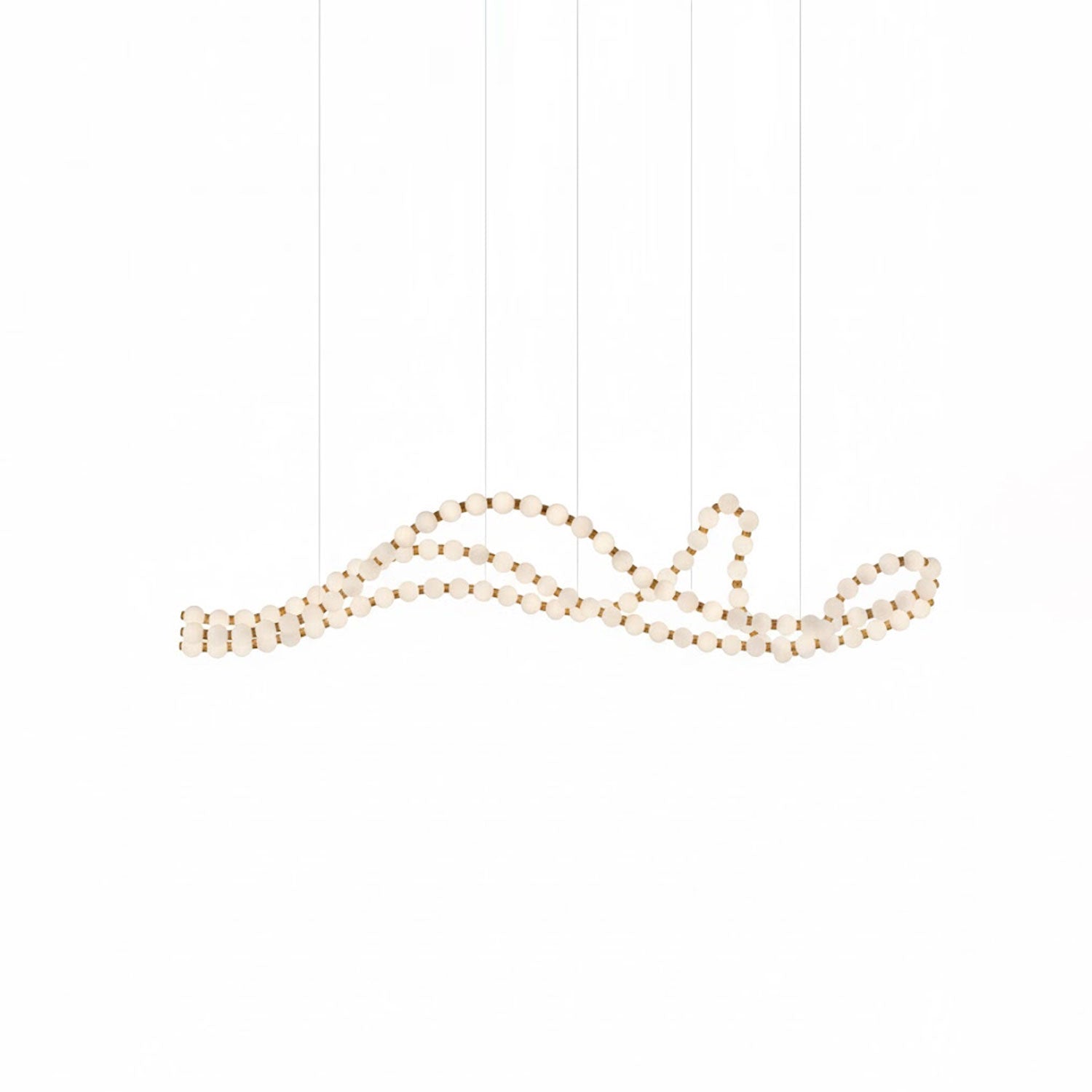 Pearl Necklace Balls Chandelier