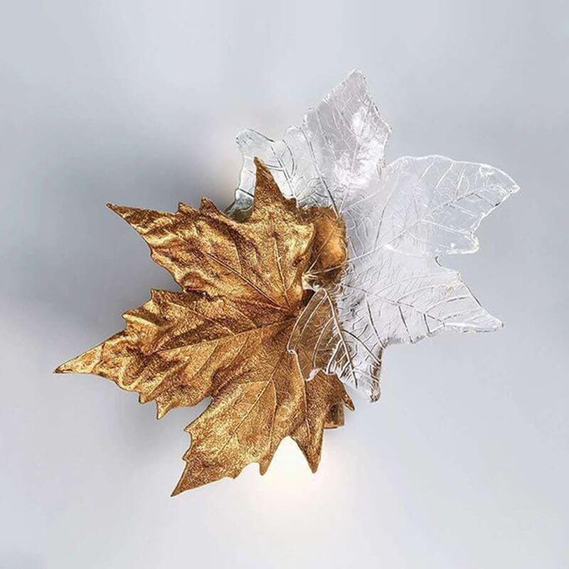 Leaf-shaped Crystal Branch Wall Light lamp product image
