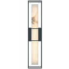 Saga Indoor / Outdoor Alabaster Wall Sconce by Bling Lighting Studio