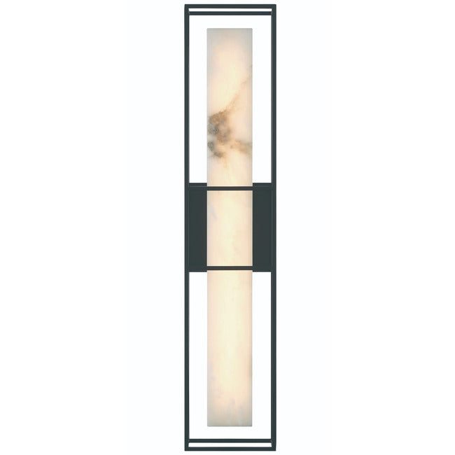 Saga Indoor / Outdoor Alabaster Wall Sconce by Bling Lighting Studio