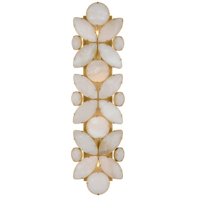 Ripple Alabaster Wall Sconce by Bling Lighting Studio