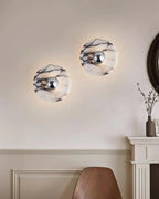 Modern LED Marble Round Chandelier 24" 32"