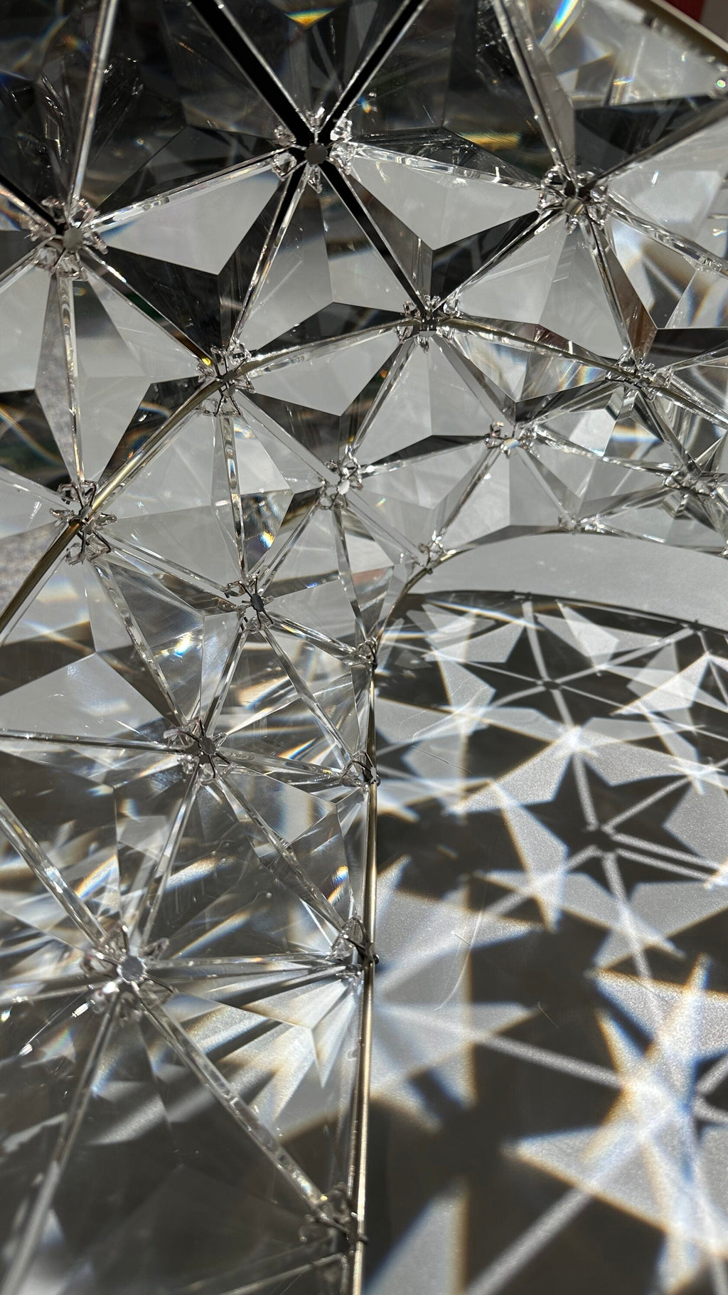White Bell Cluster Chandelier