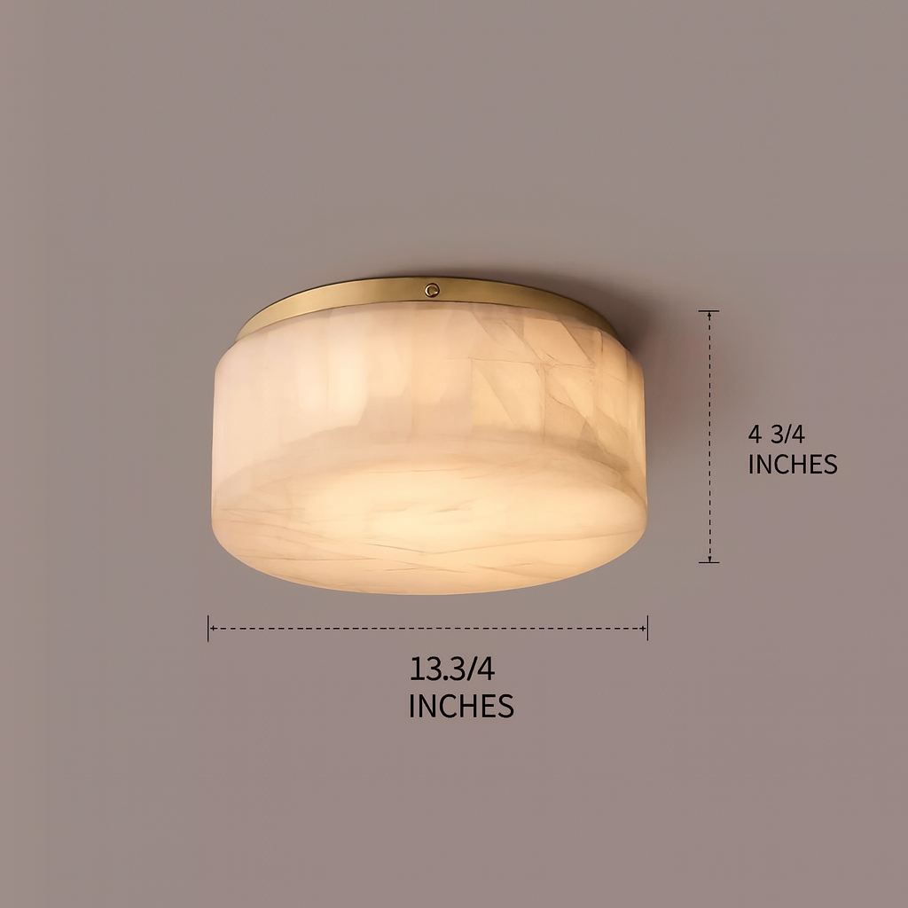 Milton Alabaster Flush Mount chandelier product image
