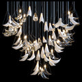 White Manta Mix Chandelier