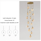 Moonshade Alabaster Disc Chandelier product image