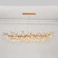 Avis Clear Crystal Branch Chandelier