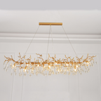 Avis Clear Crystal Branch Chandelier