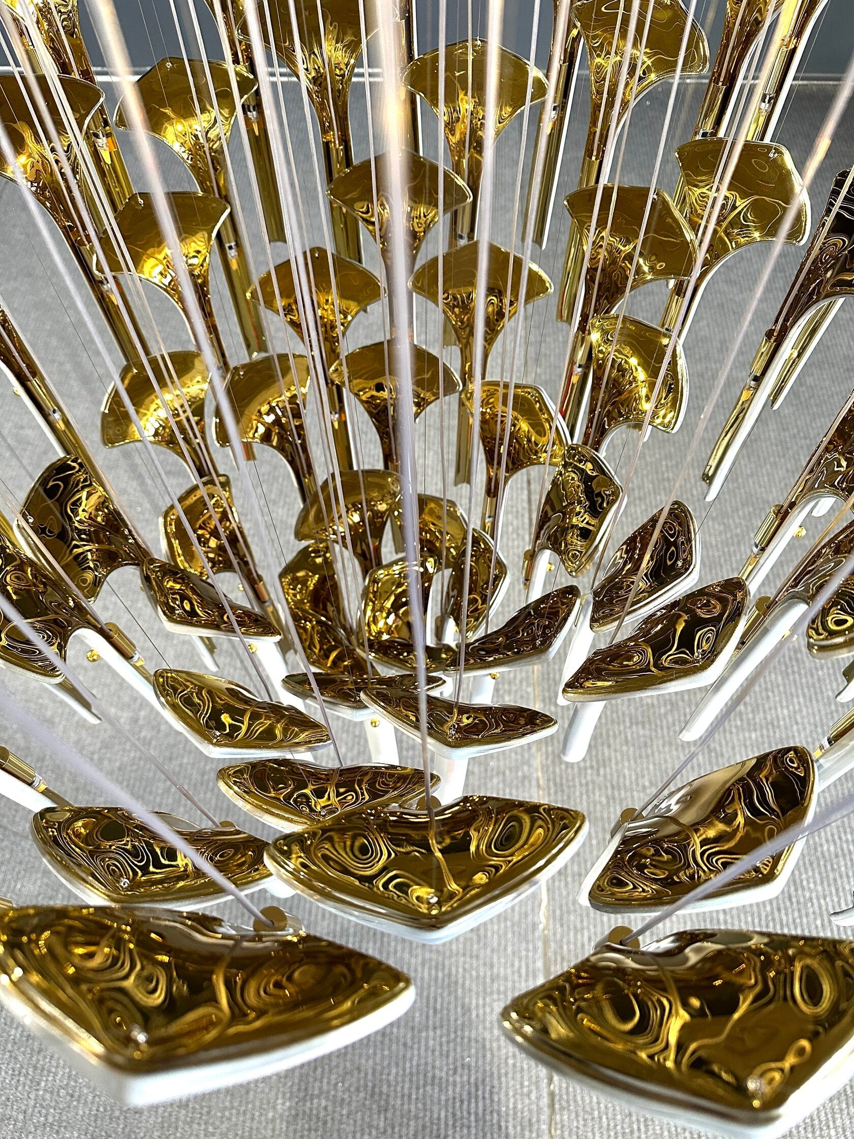 Crystal Calla Reed Chandelier