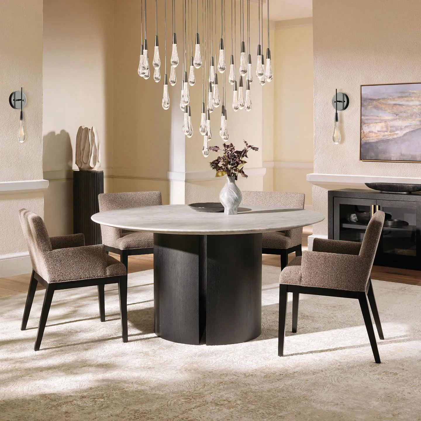 Soltaire Round Chandelier 17'' 24'' 36'' 40'' 58''D product image