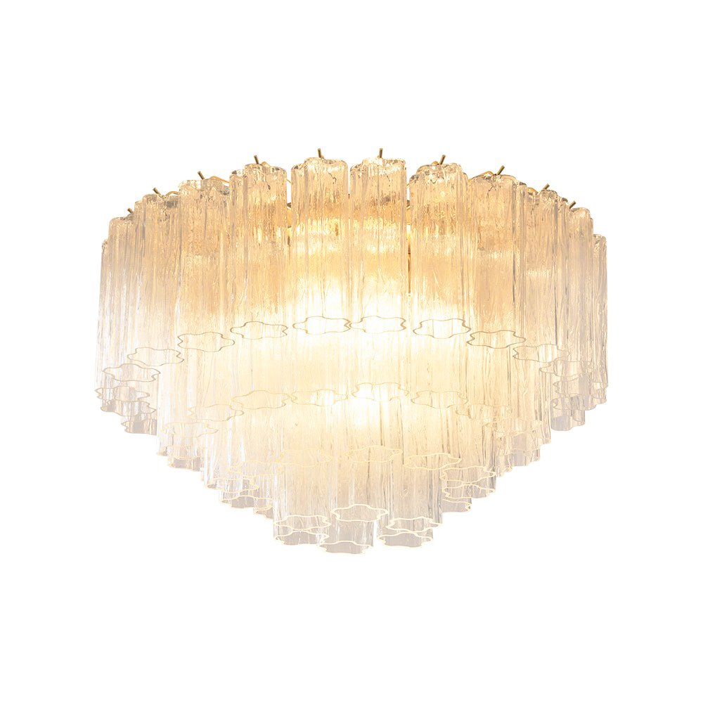Tubes Pink Glass Ceiling Light Glass lighting by Bling Lighting Studio