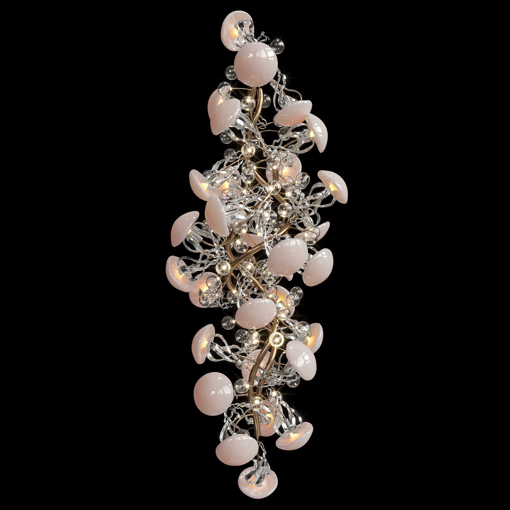 Blush Jelly Vine Chandelier