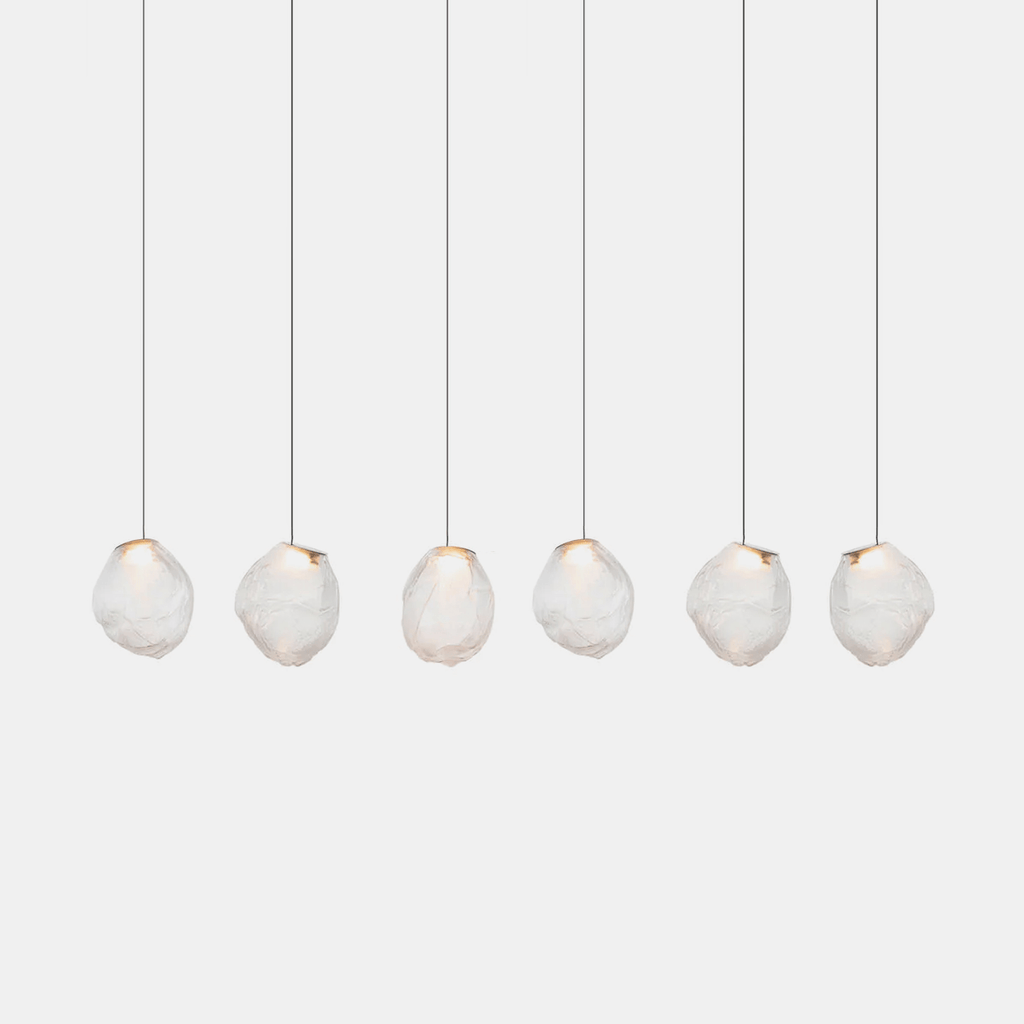 Liquid Glass Stone Pendant Light