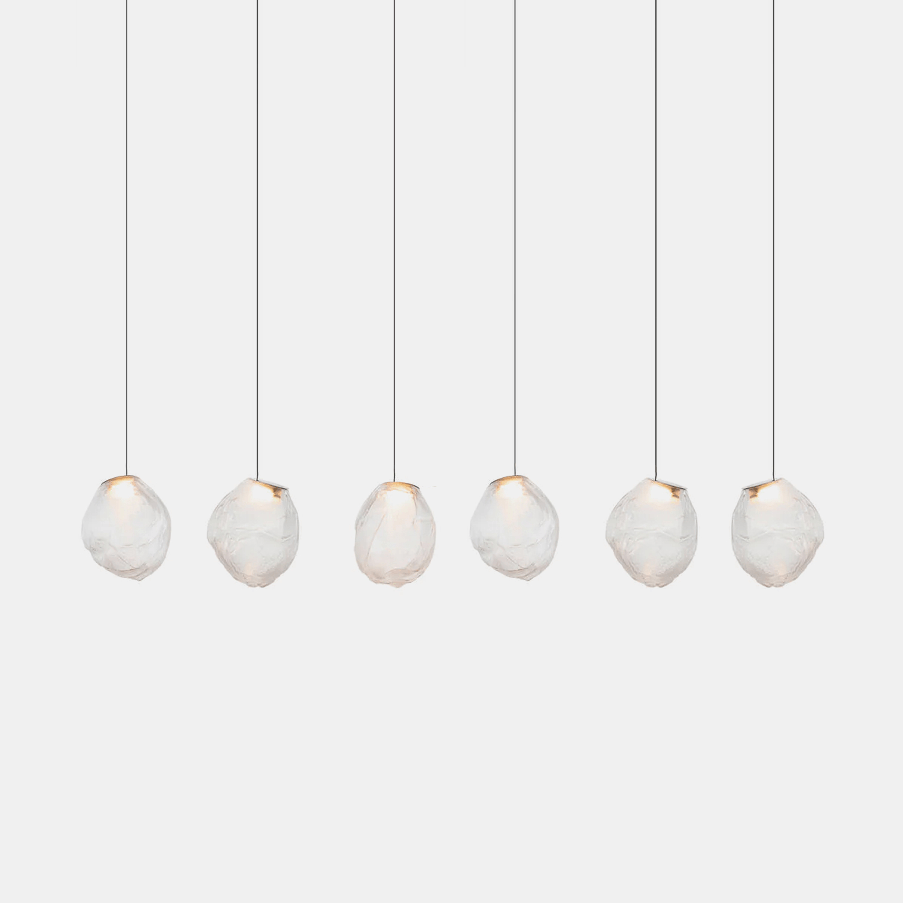 Liquid Glass Stone Pendant Light