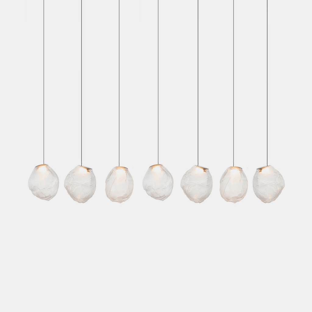 Liquid Glass Stone Pendant Light