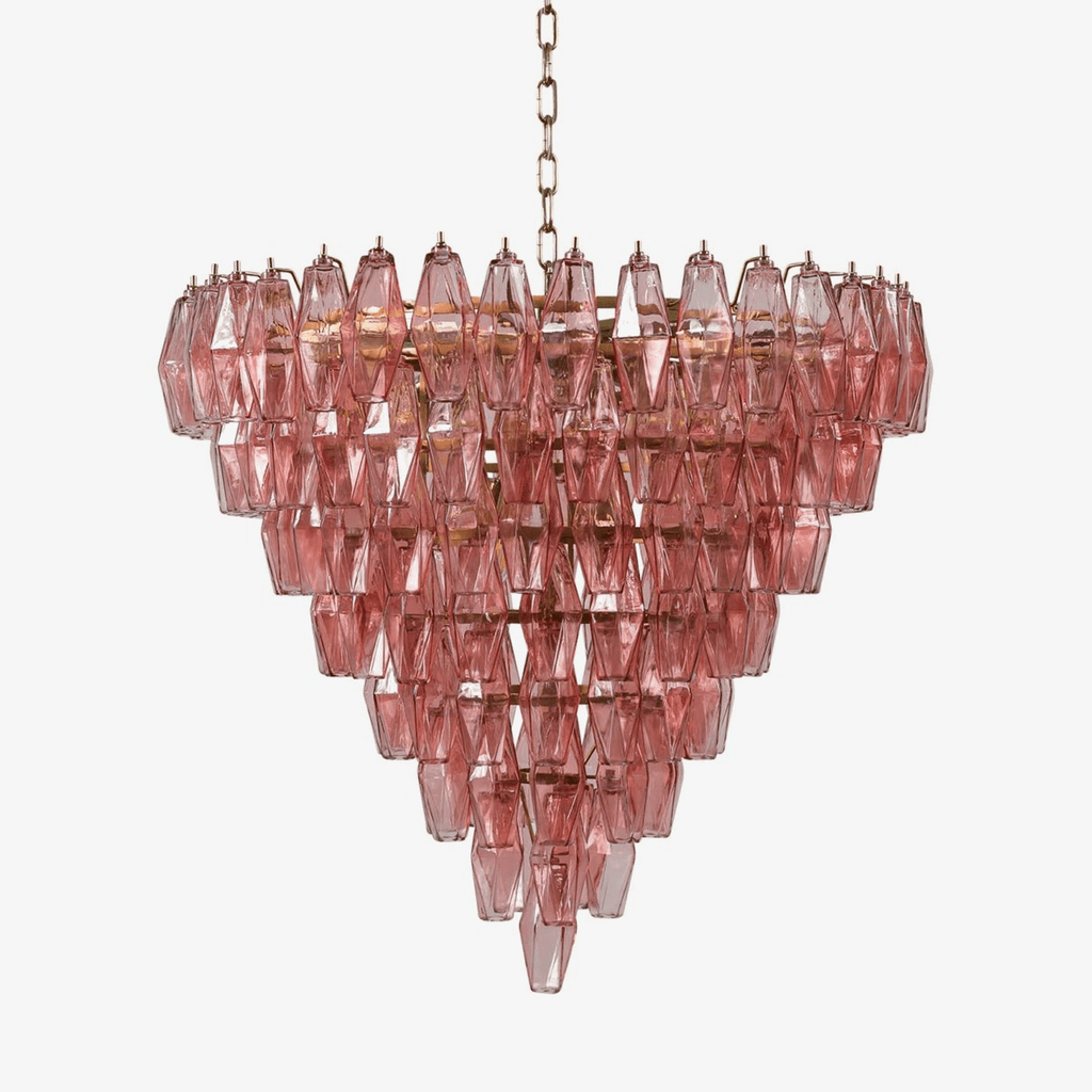 Modern Asti Murano Poliedri Chandelier by Bling Lighting Studio