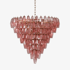 Modern Asti Murano Poliedri Chandelier by Bling Lighting Studio