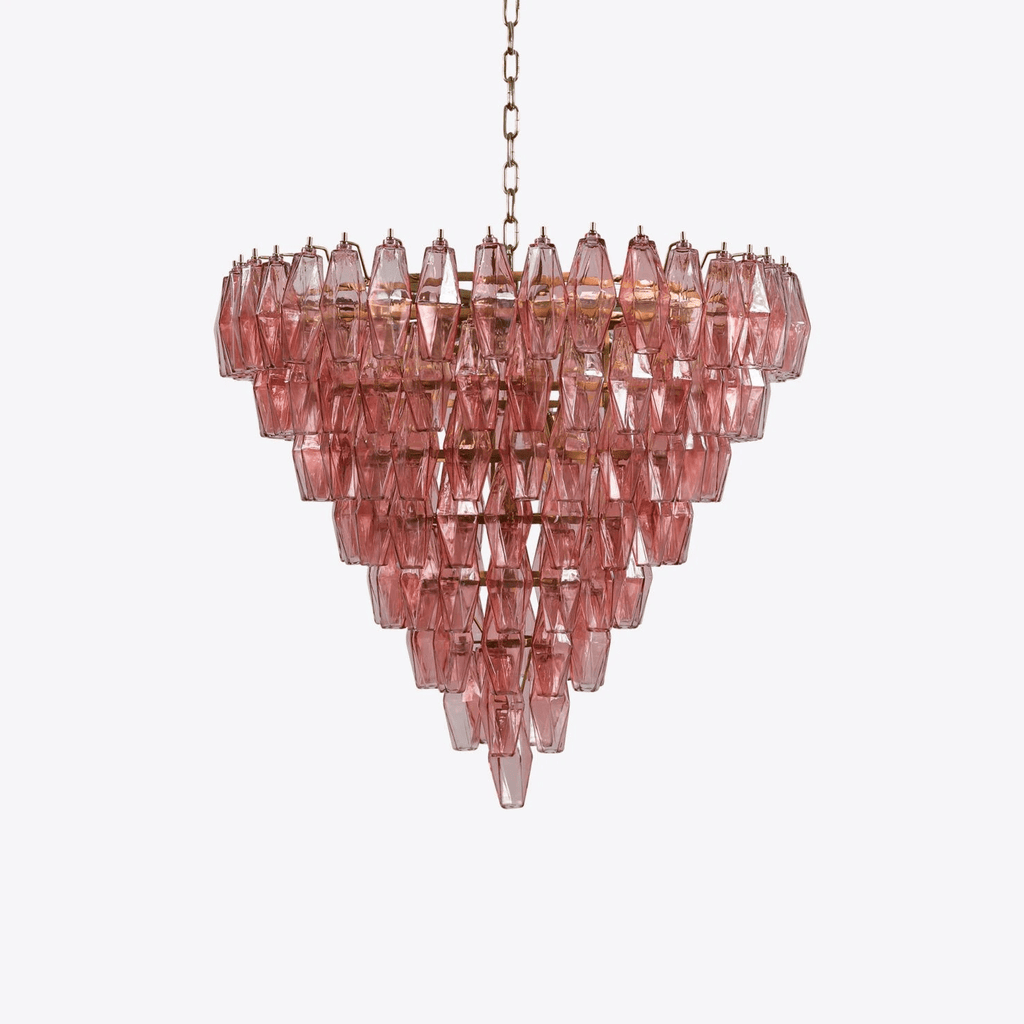Asti Glass Chandelier Glass lighting by Bling Lighting Studio