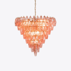 Modern Asti Murano Poliedri Chandelier product image