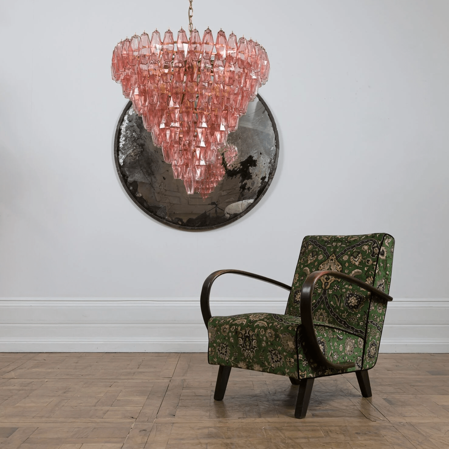 Modern Asti Murano Poliedri Chandelier product image