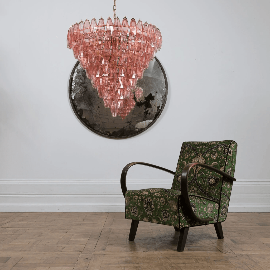 Asti Glass Chandelier Glass lighting by Bling Lighting Studio