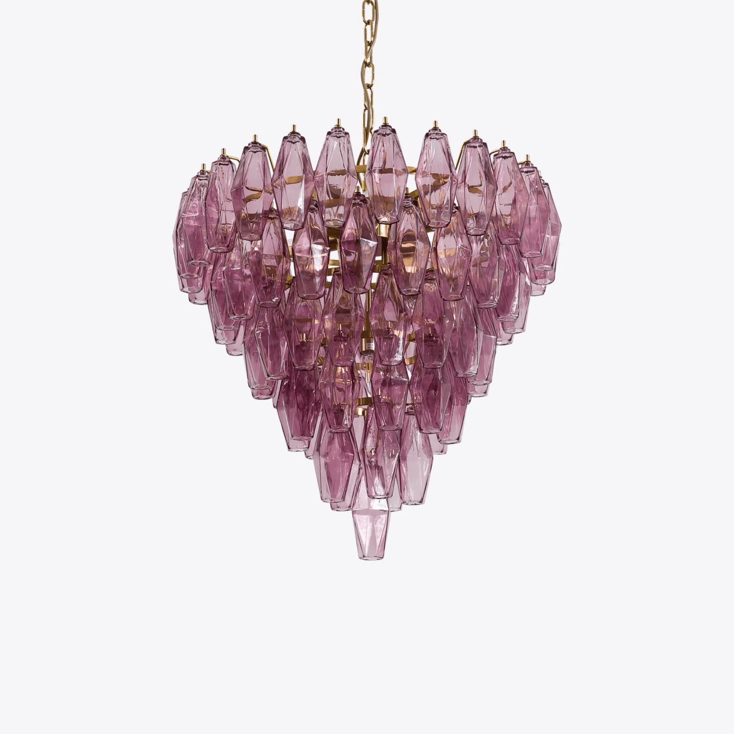 Asti Glass Chandelier Glass lighting by Bling Lighting Studio