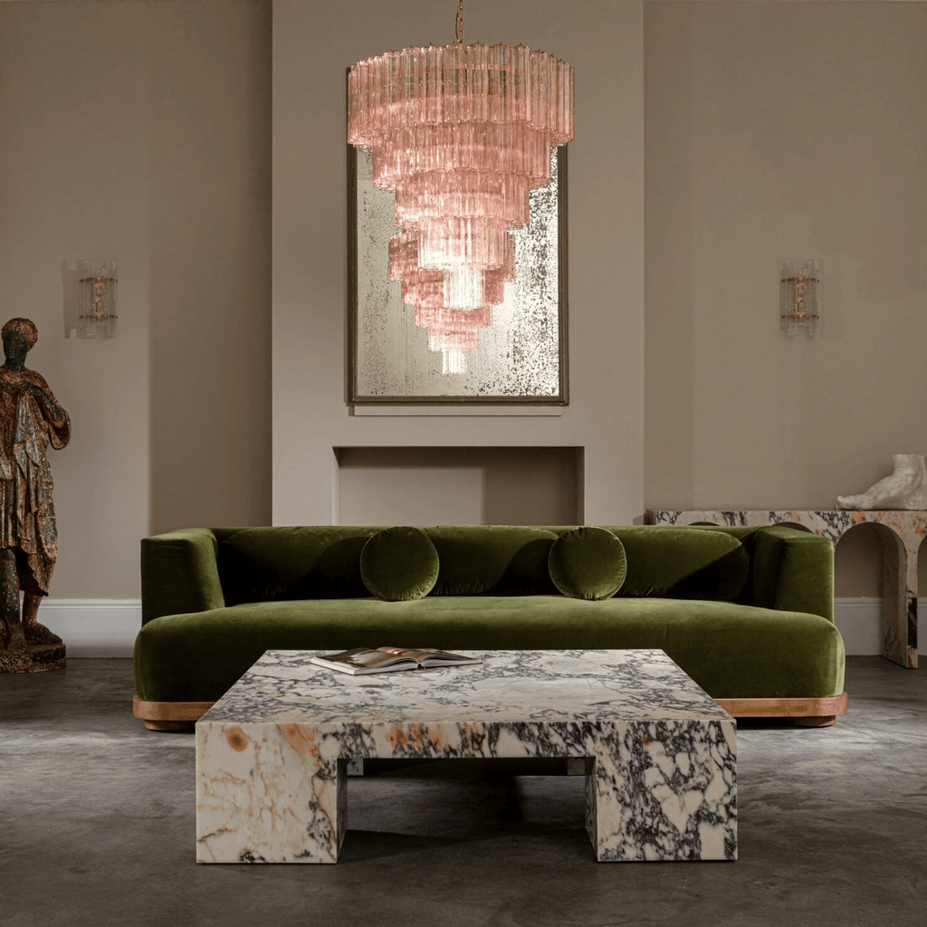Modern Grande Treviso Chandelier detail view