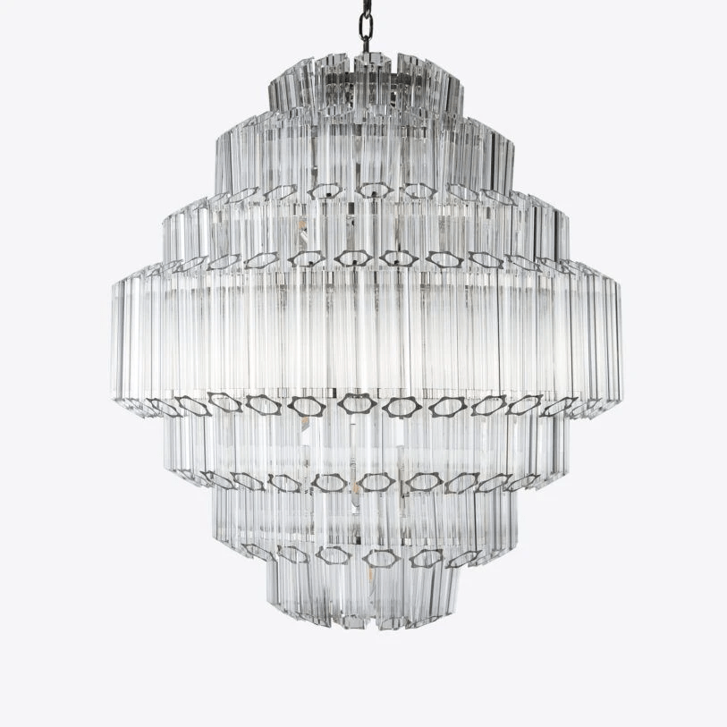 Contemporary Clear Grande Palermo Chandelier