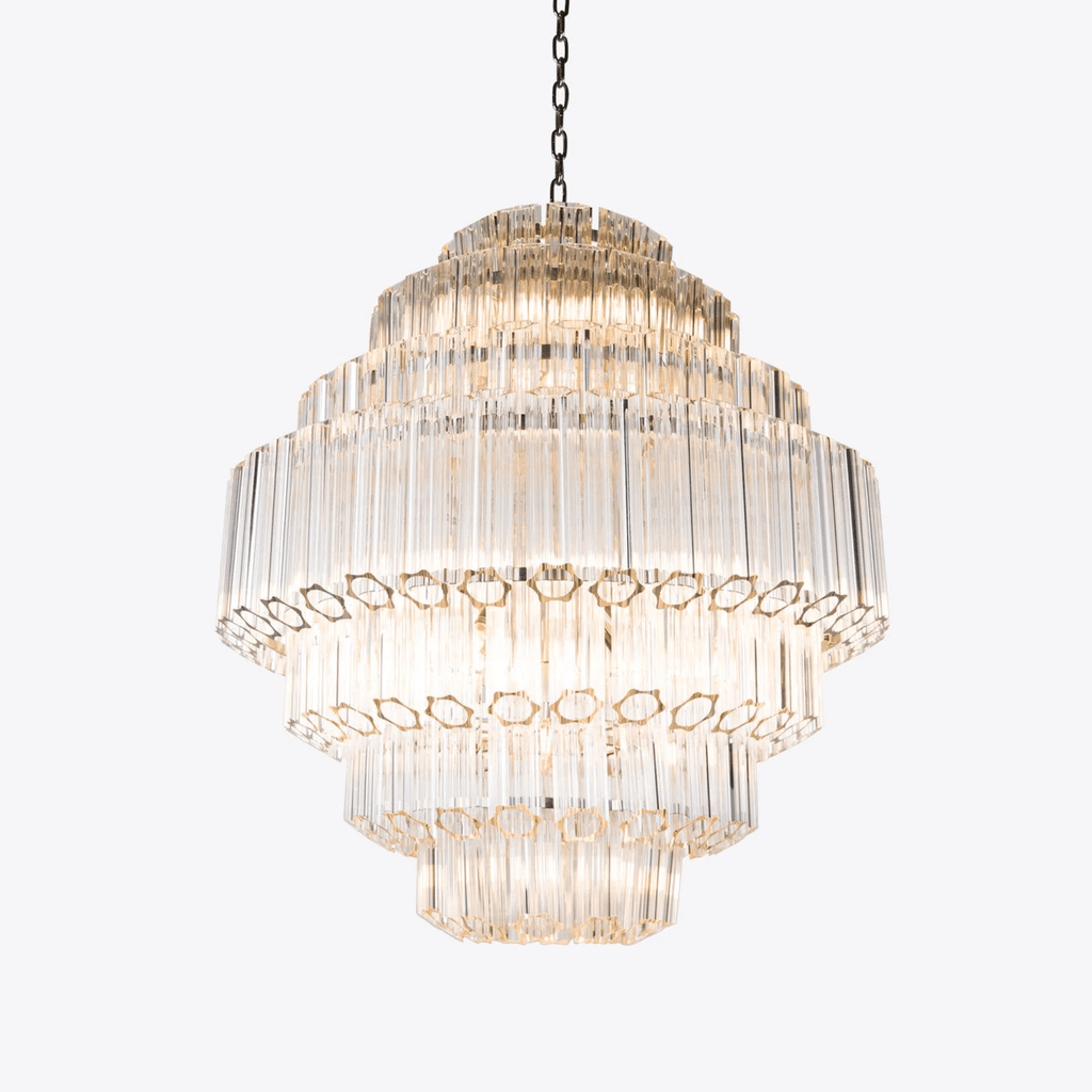Contemporary Clear Grande Palermo Chandelier