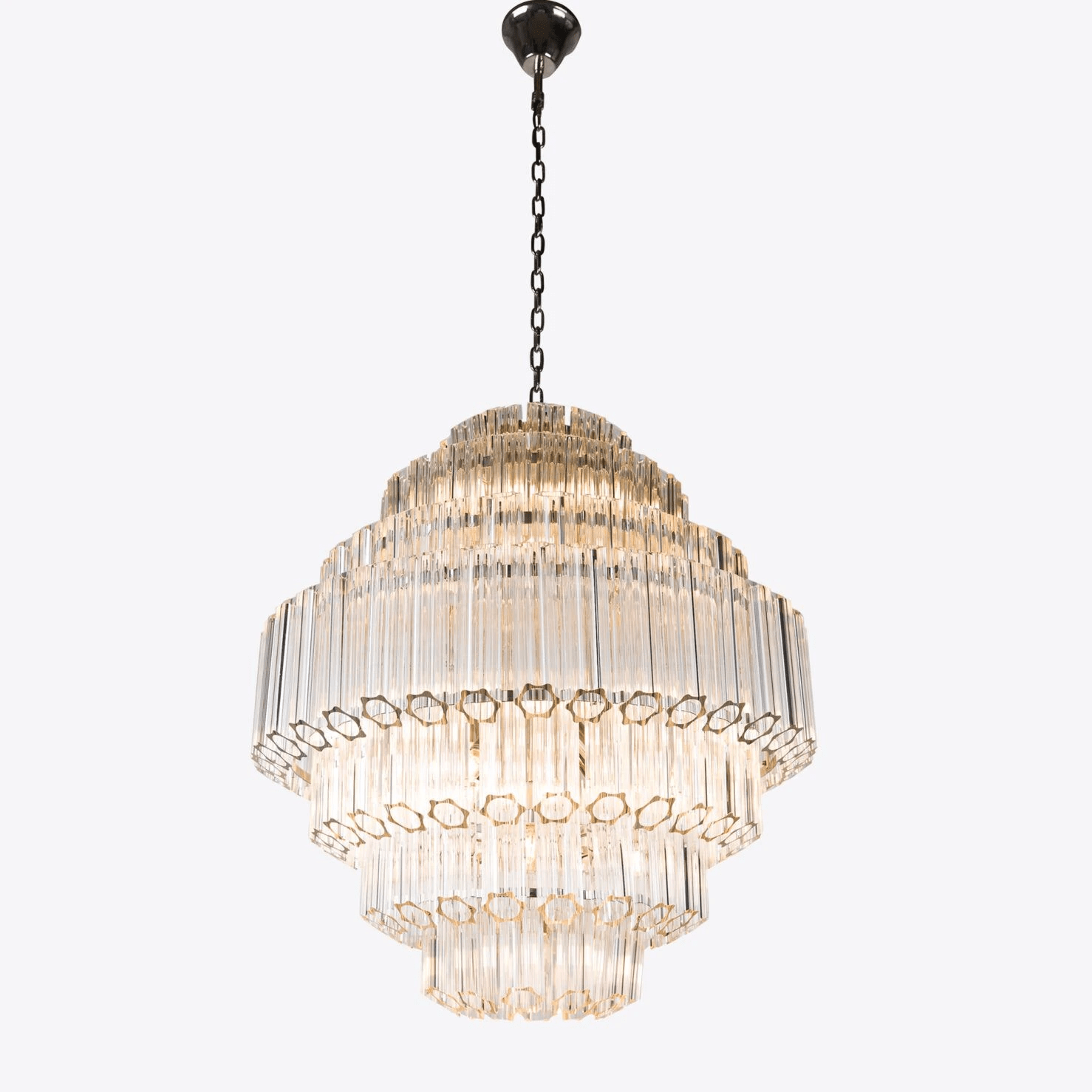 Contemporary Clear Grande Palermo Chandelier