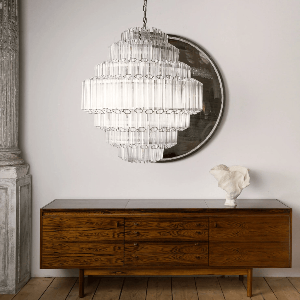 Contemporary Clear Grande Palermo Chandelier