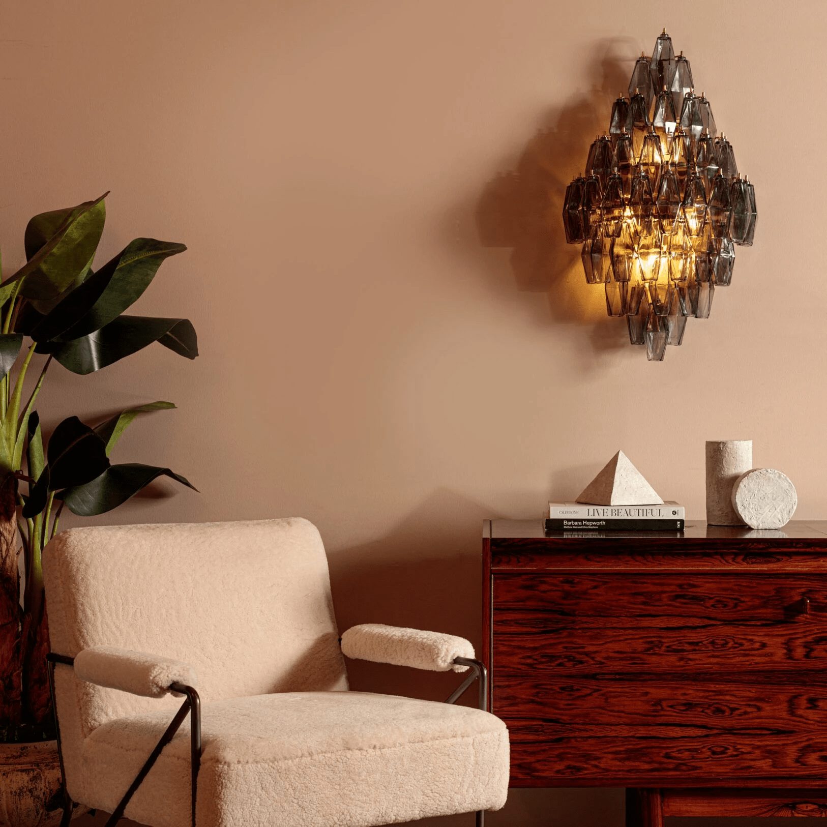 Sorrento Wall Light Glass lighting by Bling Lighting Studio