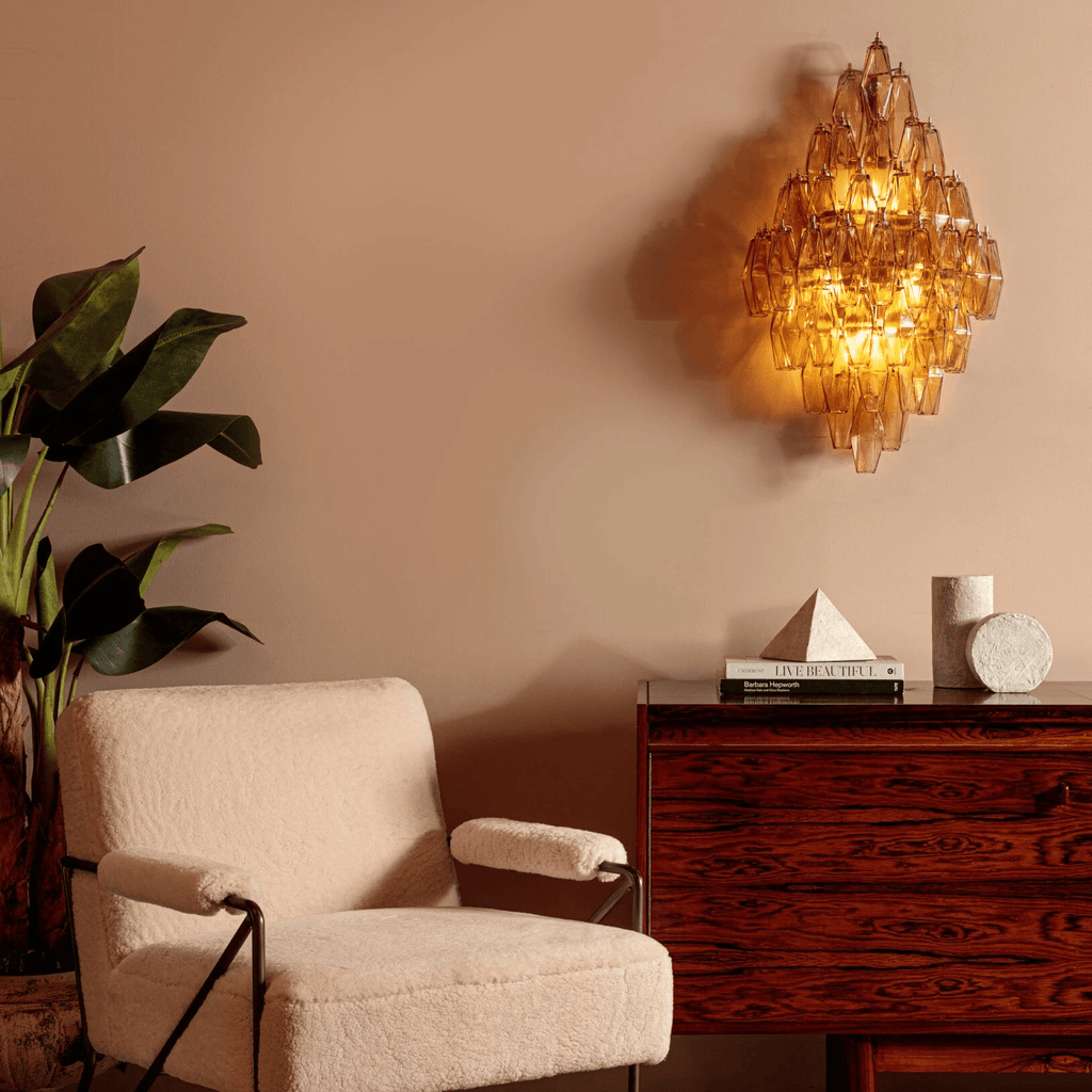 Sorrento Wall Light Glass lighting by Bling Lighting Studio