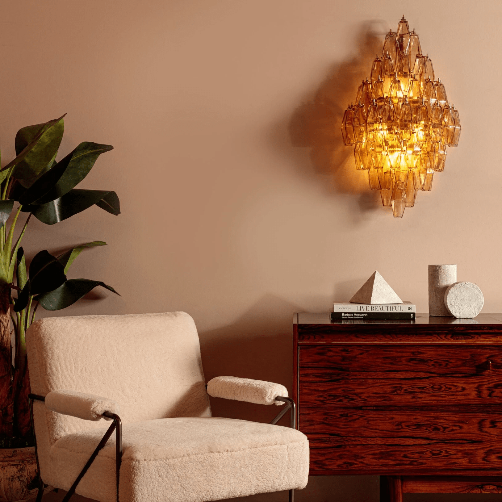 Sorrento Wall Light Glass lighting by Bling Lighting Studio