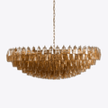Premium Amber Sorrento Chandelier by Bling Lighting Studio