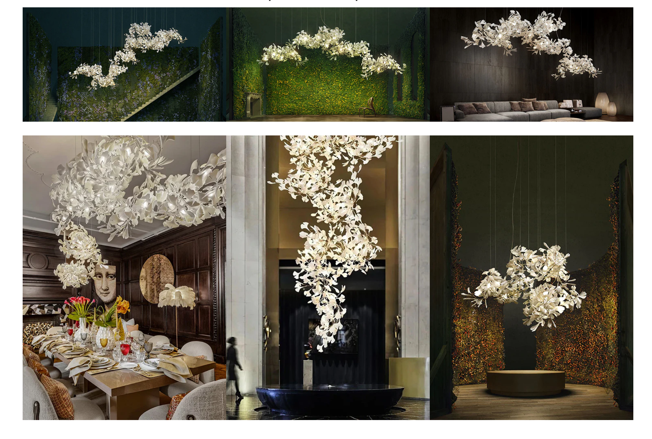 Gingko Combination Chandelier