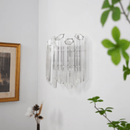 Clear Palermo Glass Wall Lamp Glass lighting by Bling Lighting Studio