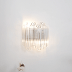 Clear Palermo Glass Wall Lamp Glass lighting by Bling Lighting Studio