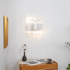 Clear Palermo Glass Wall Lamp Glass lighting by Bling Lighting Studio