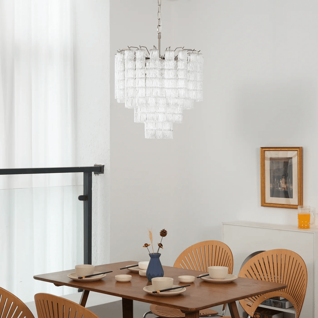 Vetrina Glass Chandelier Glass lighting by Bling Lighting Studio