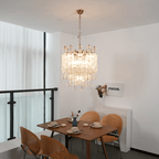 Florenzia Glass Chandelier Glass lighting by Bling Lighting Studio