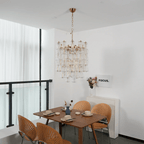 Florenzia Glass Chandelier Glass lighting by Bling Lighting Studio