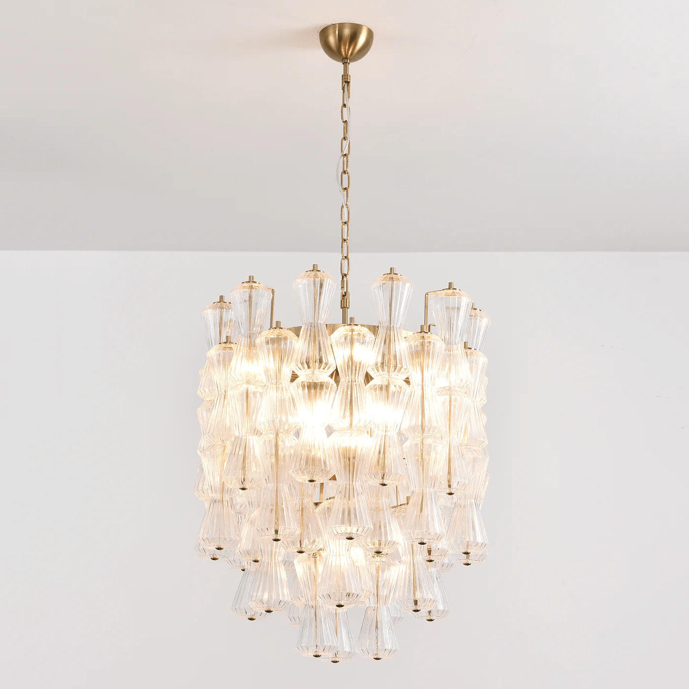 Premium Florenzia Murano Glass Chandelier detail view