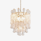 Florenzia Glass Chandelier Glass lighting by Bling Lighting Studio