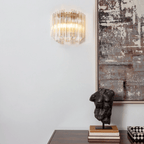 Clear Palermo Glass Wall Lamp Glass lighting by Bling Lighting Studio