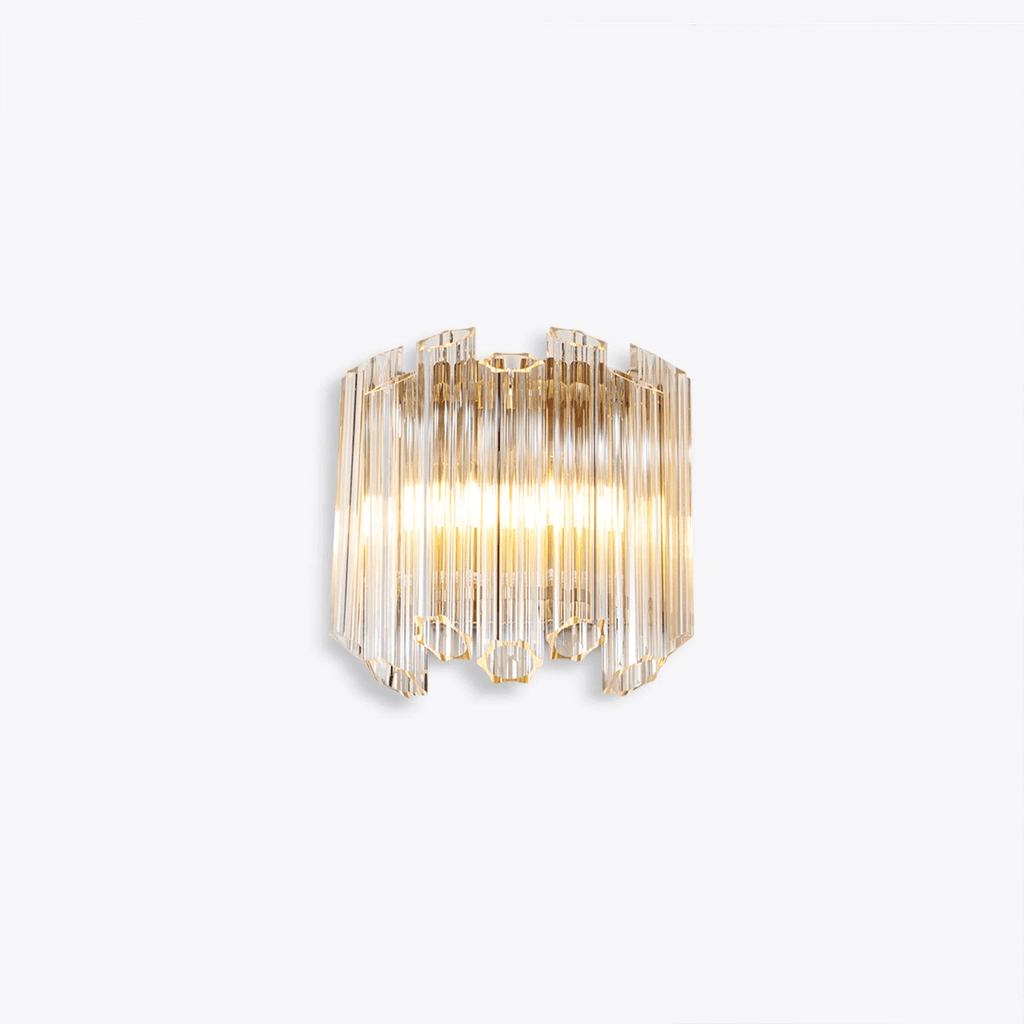 Clear Palermo Glass Wall Lamp Glass lighting by Bling Lighting Studio