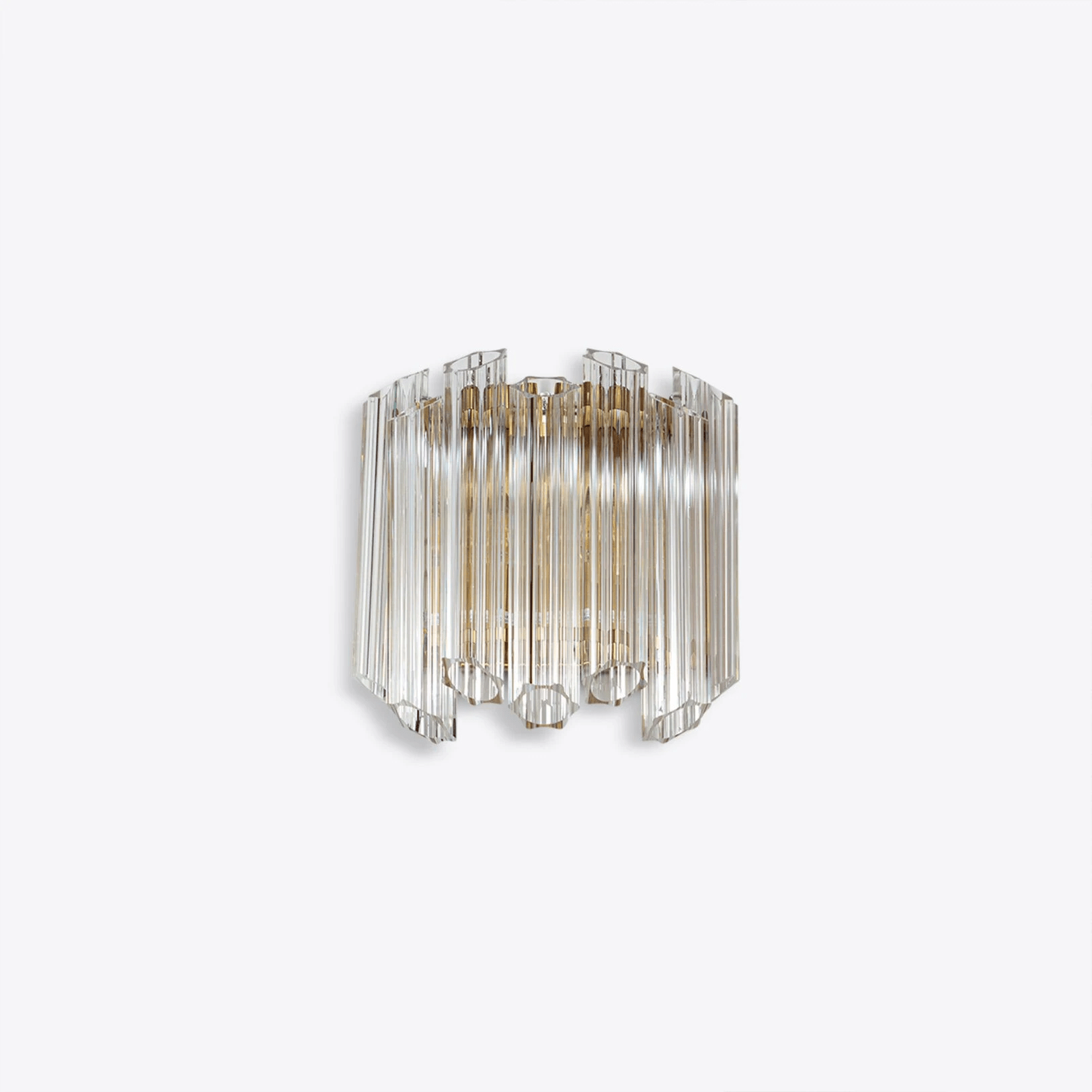 Clear Palermo Glass Wall Lamp Glass lighting by Bling Lighting Studio