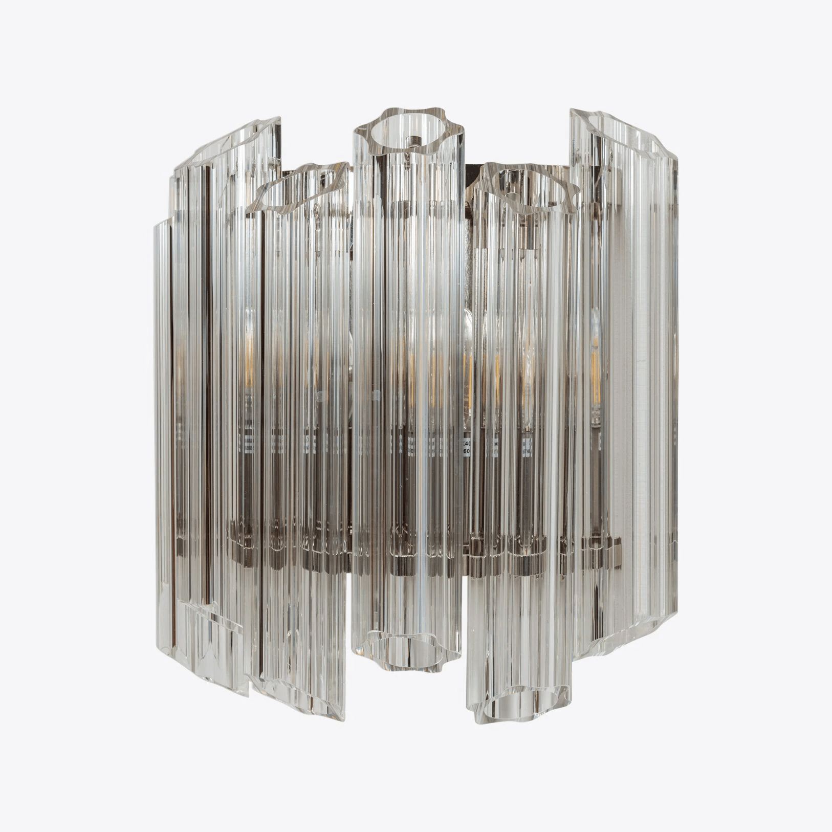 Clear Palermo Glass Wall Lamp Glass lighting by Bling Lighting Studio