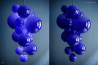 Velymo Grapetta Chandelier Glass lighting by Bling Lighting Studio