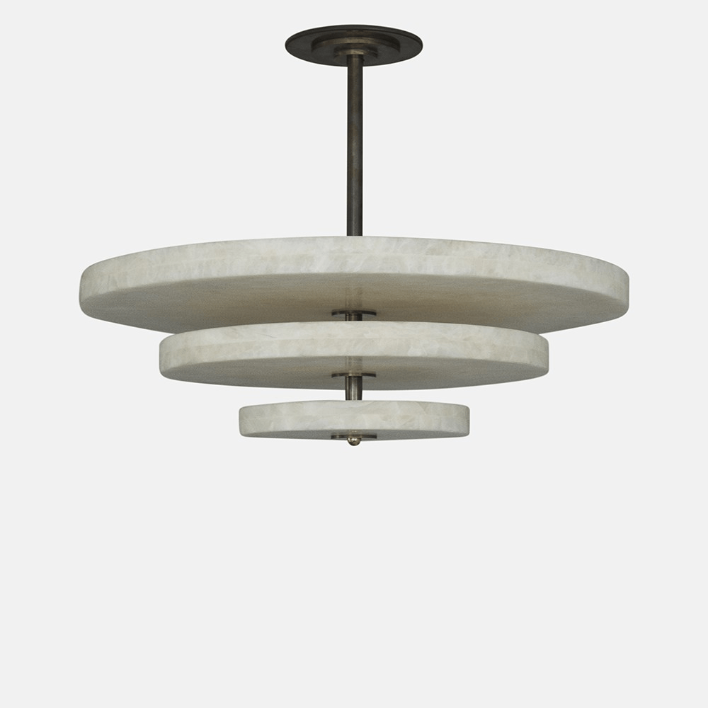 Ice Queen Alabaster Chandelier by Bling Lighting Studio